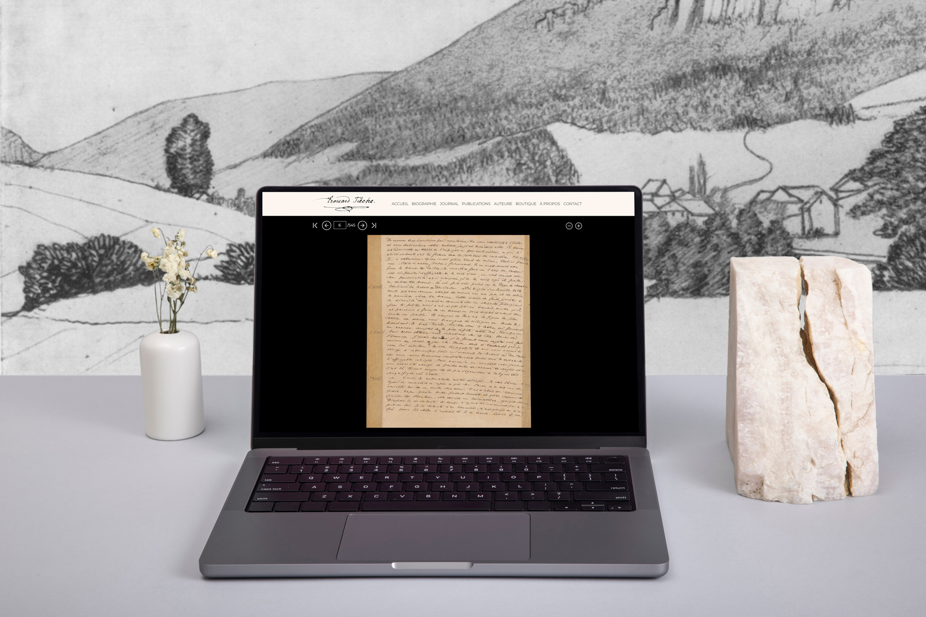 Édouard Tièche - Lecteur de PDF