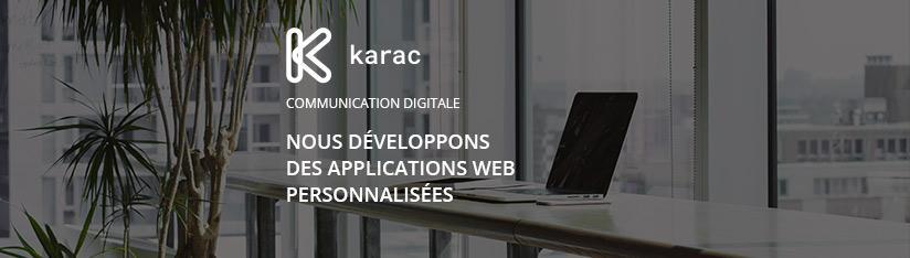 Promotion vers l'agence - application web